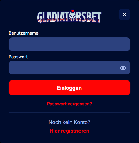 Anmelden Benutzername Passwort