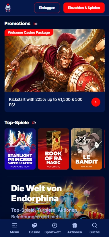 Mobile Startseite Top-Spiele Starlight Princess Book of Ra