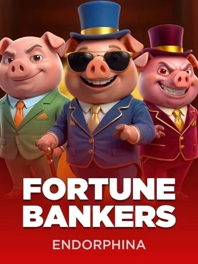Fortune Bankers drei Schweine in Anzügen
