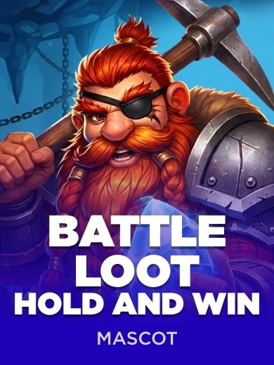 slot-11 Battle Loot Zwerg mit Spitzhacke Mascot