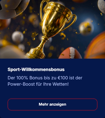 welcome-bonus-2 Sport-Willkommensbonus Pokal verschiedene Sportbälle